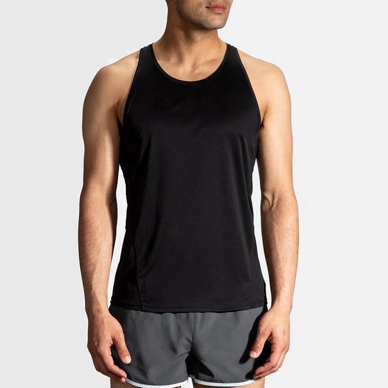 Brooks Stealth Mens Running Tank Top - Grey - Philippines (947135ABZ)